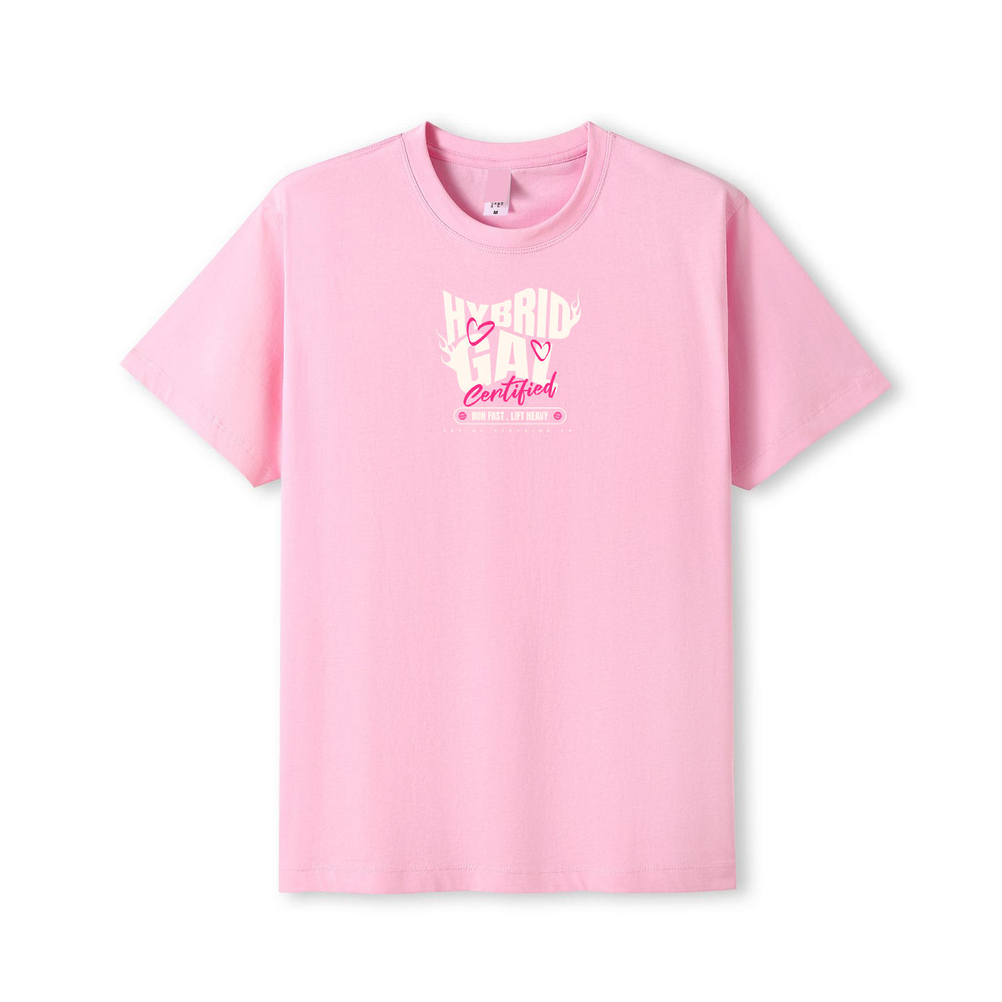 Womens Hybrid Gal Cotton Tee - Hot Pink