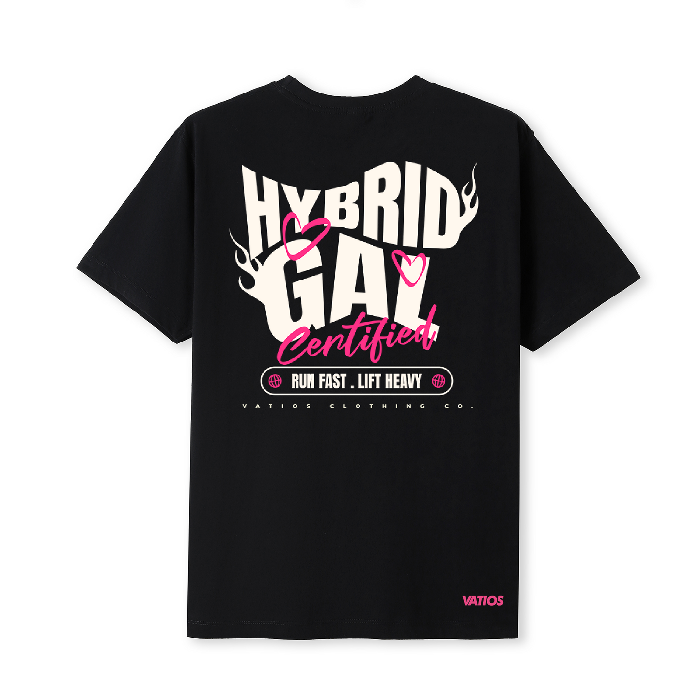 Womens Hybrid Gal Cotton Tee - Hot Pink