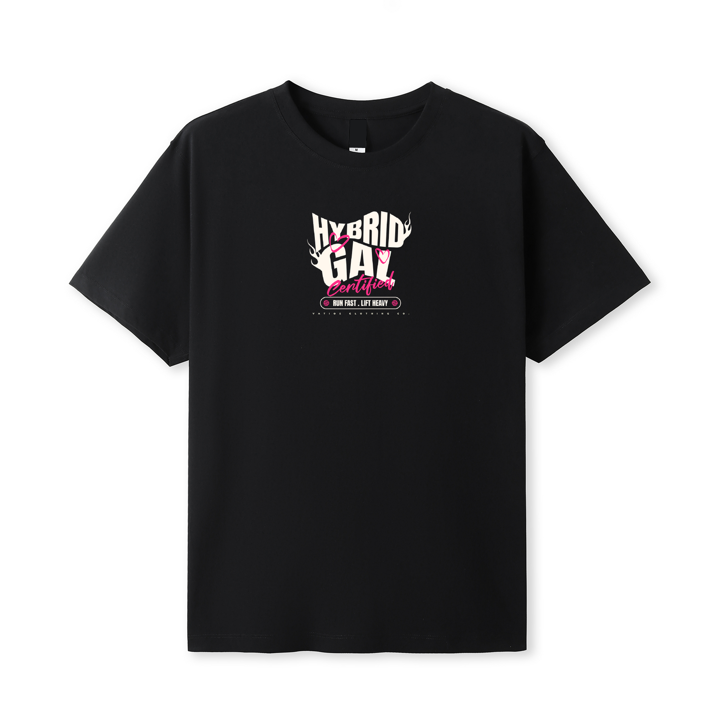 Womens Hybrid Gal Cotton Tee - Hot Pink