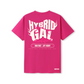 Womens Hybrid Gal Cotton Tee - Hot Pink